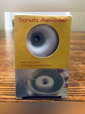 Portable Mini Atomization Humidifier Doughnut-Shaped USB for Home, Office, Car